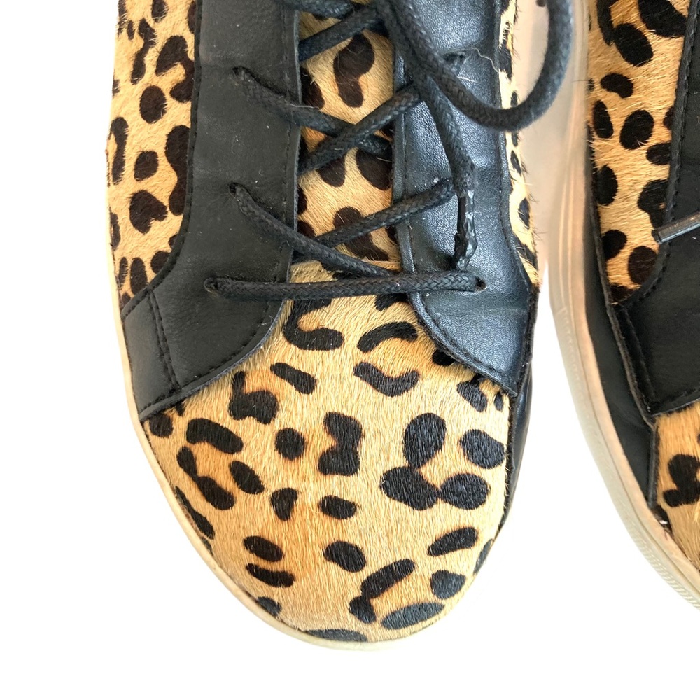 Coconuts by Matisse Women's Skylark leopard print high top sneaker, Sz 7.5 - Picture 10 of 14